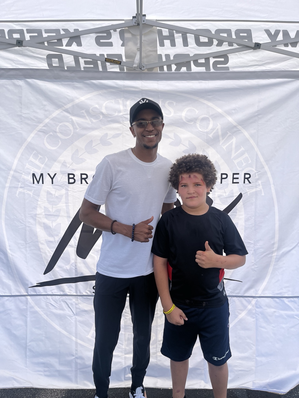 DeMarco Cannon at a community event